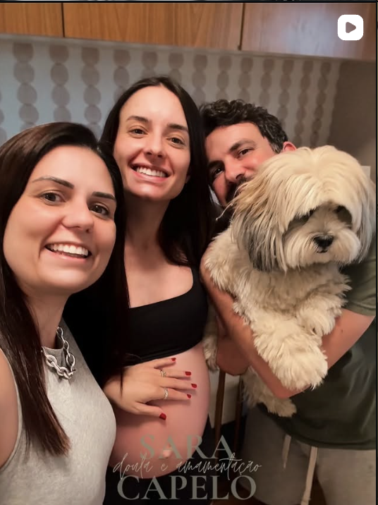Gestante e família